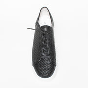 Minx Ellie Black Woven Sneaker top. Size 42  womens shoes