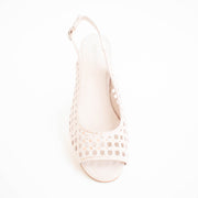 Django and Juliette Jackey Nude Rose Gold Sandals top. Size 42 womens shoes