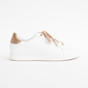 Frankie4 Jackie V White Rose Gold side. Size 10 womens shoes