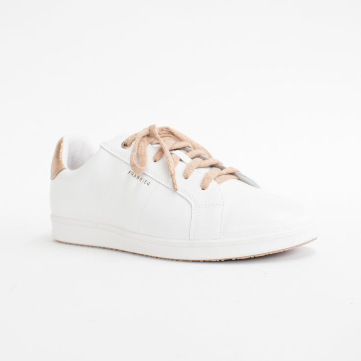 Frankie4 Jackie V White Rose Gold front. Size 11 womens shoes