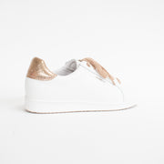 Frankie4 Jackie V White Rose Gold back. Size 12 womens shoes