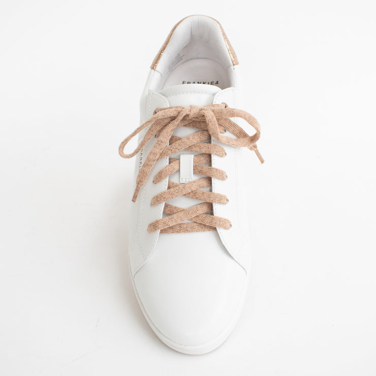 Frankie4 Jackie V White Rose Gold top. Size 10 womens shoes