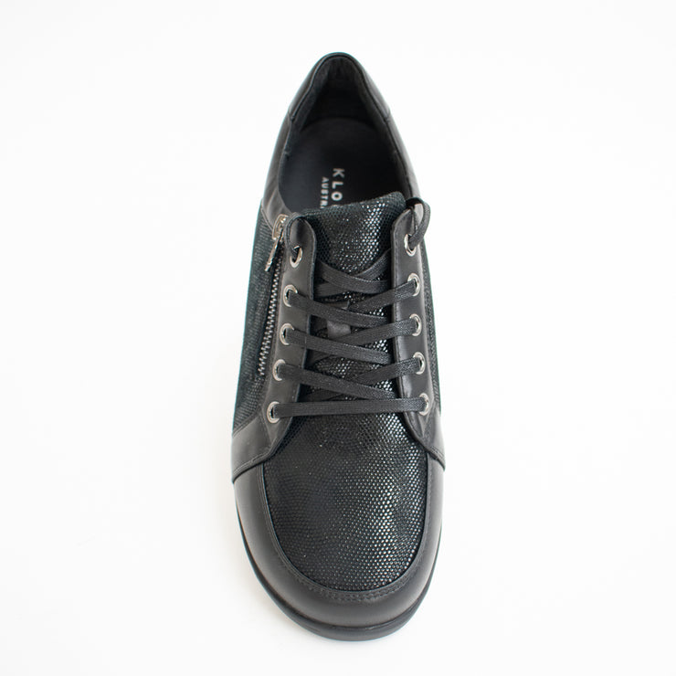 Klouds Jaslyn Black Stretch Shoes top. Size 43 womens shoes
