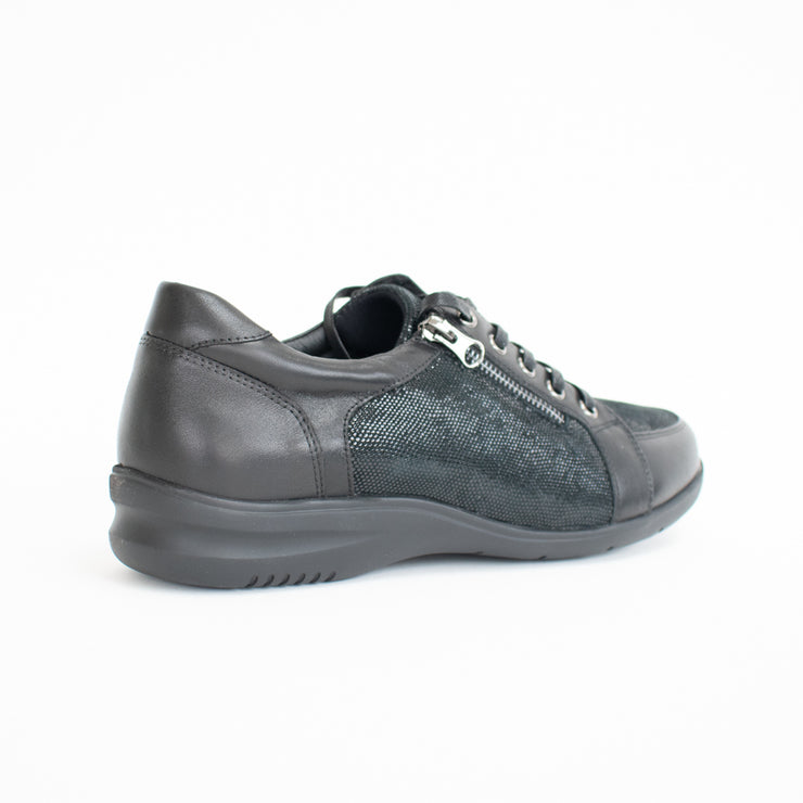 Klouds Jaslyn Black Stretch Shoes back. Size 44 womens shoes