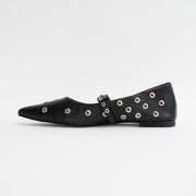 Babouche Lifestyle Jerny 1 Black Stud Shoes inside. Size 45 womens shoes