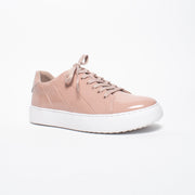 Gelato Jesper Nude Patent Sneaker front. Size 43 womens shoes