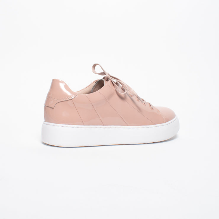 Gelato Jesper Nude Patent Sneaker back. Size 44 womens shoes