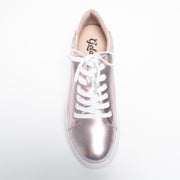 Gelato Jesper Rose Gold Sneaker top. Size 46 womens shoes
