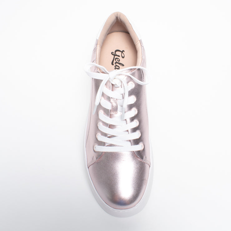 Gelato Jesper Rose Gold Sneaker top. Size 46 womens shoes