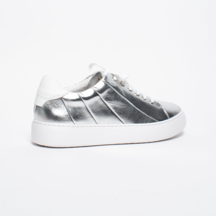 Gelato Jesper Silver Sneaker back. Size 44 womens shoes