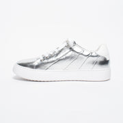 Gelato Jesper Silver Sneaker inside. Size 45 womens shoes