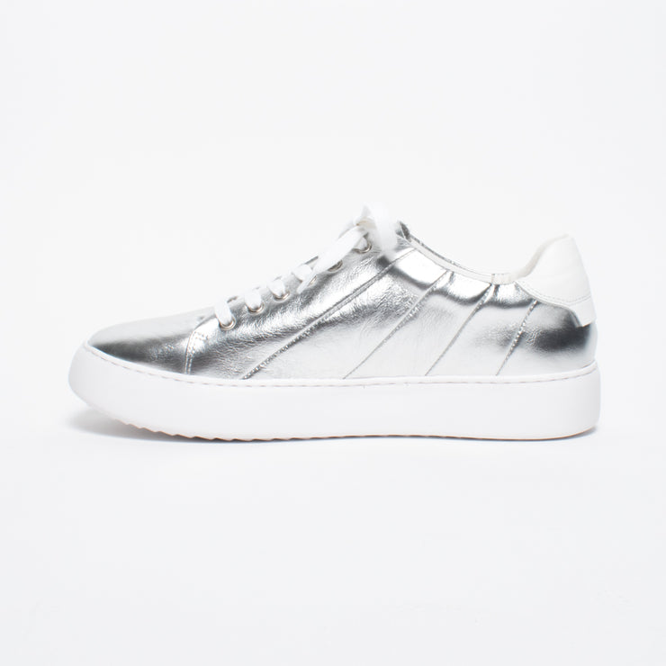 Gelato Jesper Silver Sneaker inside. Size 45 womens shoes