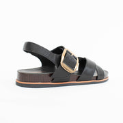 Hush Puppies Jester Black Sandal back. Size 12 womens shoes