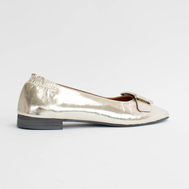 Babouche Lifestyle Jitse Gold Shoes back. Size 44 womens shoes