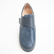 Klouds Jordyn Navy Print Stretch Shoes top. Size 43 womens shoes