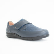 Klouds Jordyn Navy Print Stretch Shoes front. Size 43 womens shoes