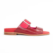 Minx Joy Glazed Red Cerise Sandal side. Size 42 womens shoes