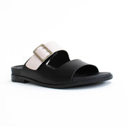 Minx Joy Black Almond Sandals front. Size 43 womens shoes