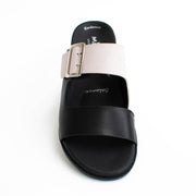 Minx Joy Black Almond Sandals top. Size 42 womens shoes