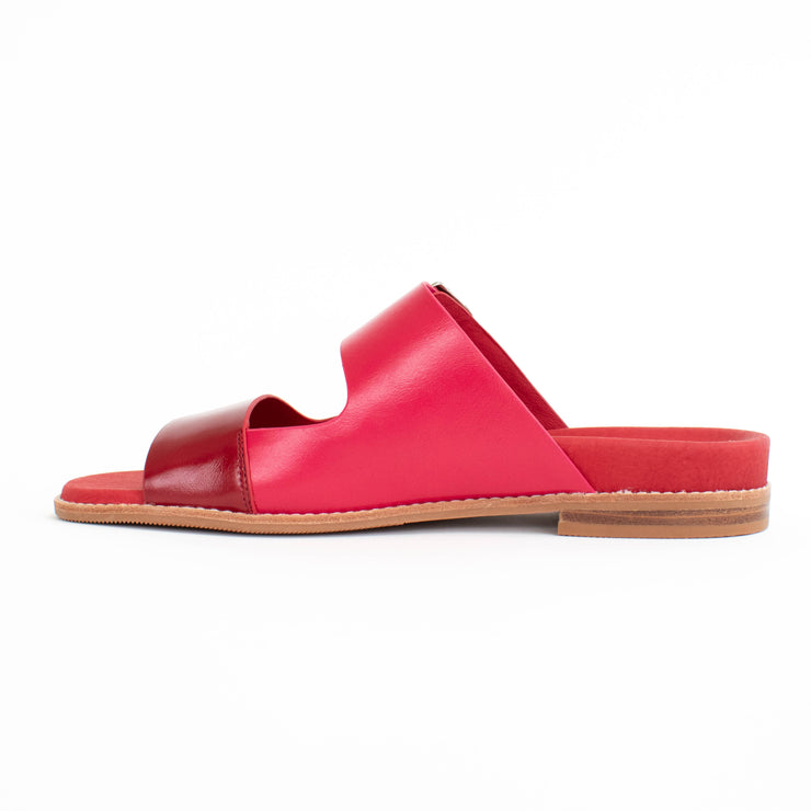 Minx Joy Glazed Red Cerise Sandal inside. Size 45 womens shoes