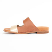 Willow Joy Tan Champagne Sandals inside. Size 45 womens shoes