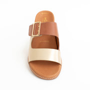 Willow Joy Tan Champagne Sandals top. Size 42 womens shoes