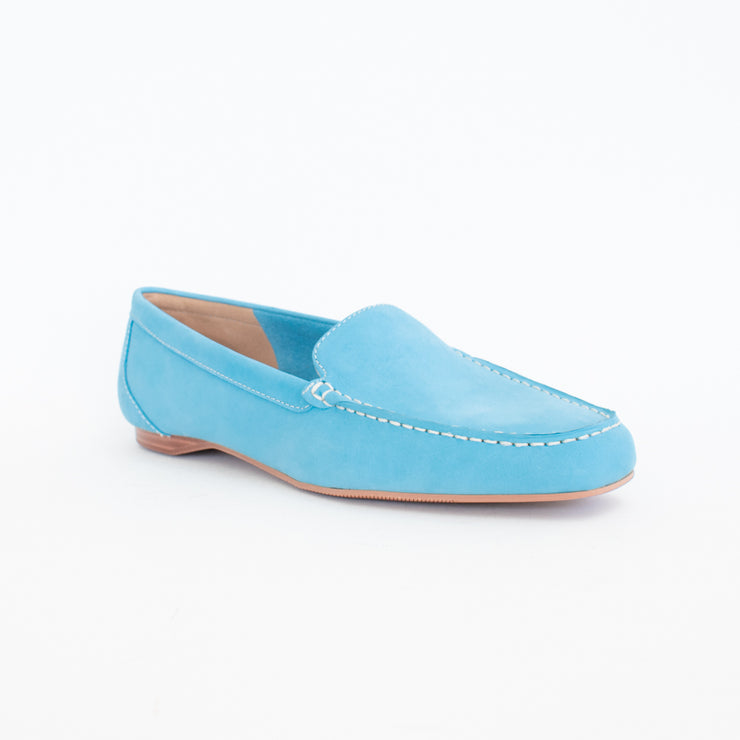 Hush Puppies Kairos Tranquil Blue Loafers front. Size 11 womens shoes