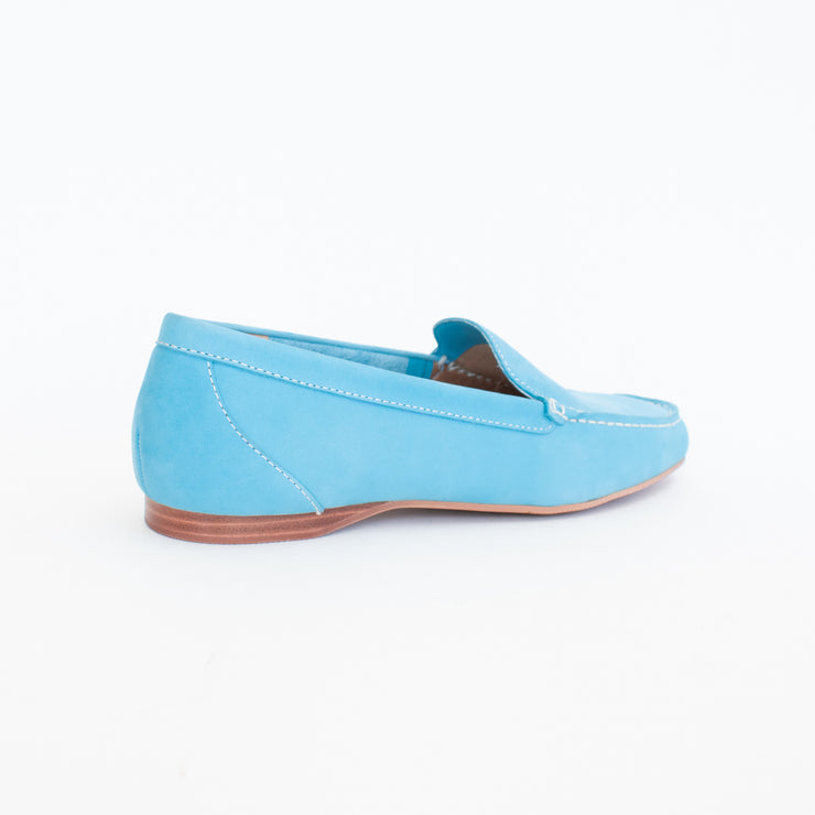 Hush Puppies Kairos Tranquil Blue Loafers back. Size 12 womens shoes