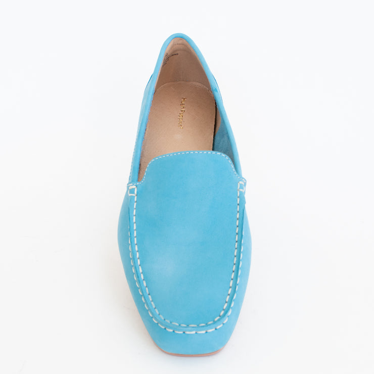 Hush Puppies Kairos Tranquil Blue Loafers top. Size 10 womens shoes