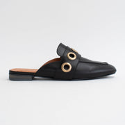 Babouche Lifestyle Karly 1 Black Slides side. Size 42 womens shoes
