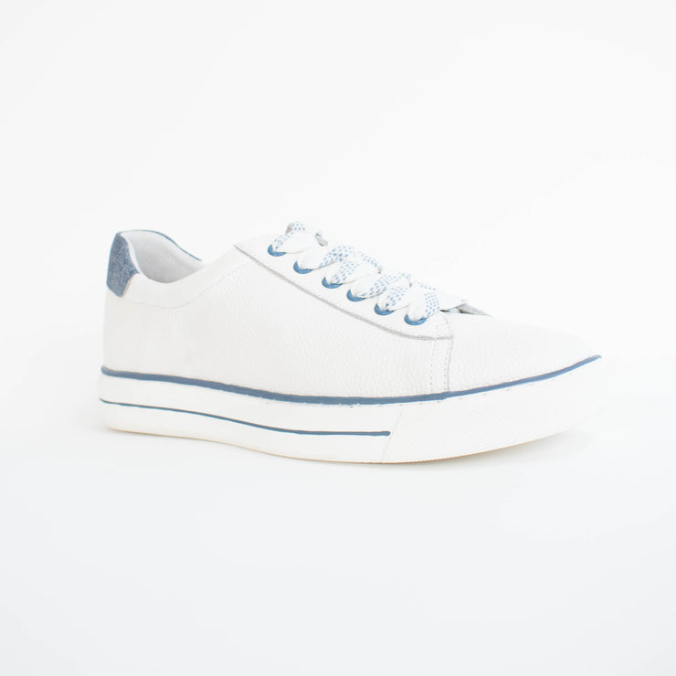 Ziera Koria White Denim Sneakers front. Size 43 womens shoes