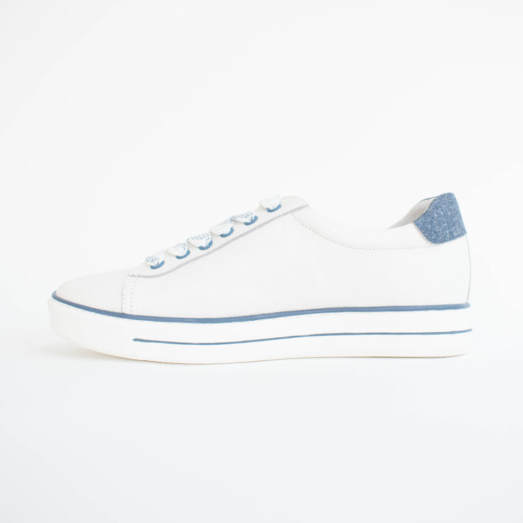 Ziera Koria White Denim Sneakers inside. Size 42 womens shoes