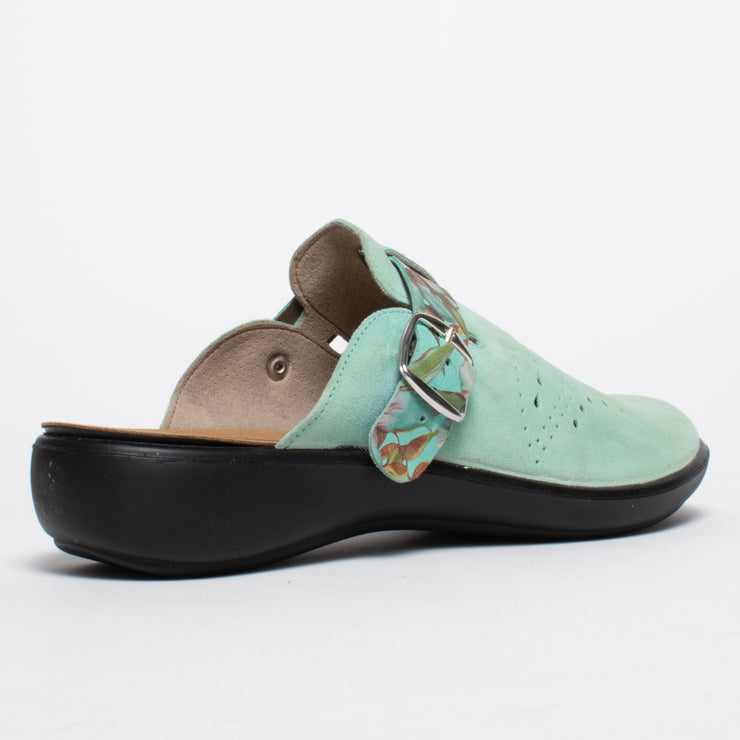 Westland Korsika 345 Turquoise Shoe back. Size 44 womens shoes
