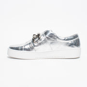 DJ Layan Silver Shine Sneaker inside. Size 45 womens shoes