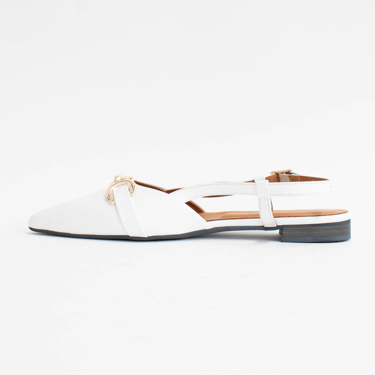 Babouche Lifestyle Leonore White Shoes inside. Size 45 womens shoes