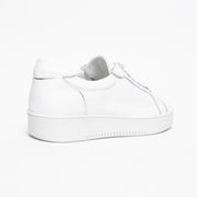 DJ Lofta White Silver Sneaker back. Size 44 womens shoes