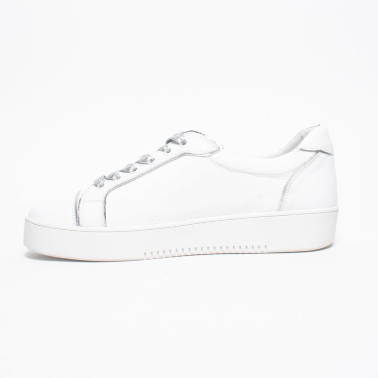 DJ Lofta White Silver Sneaker inside. Size 45 womens shoes