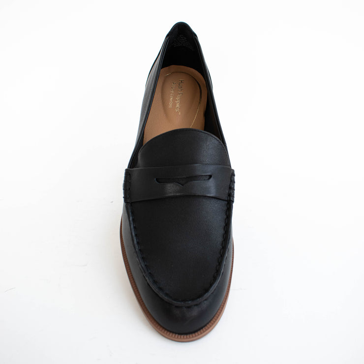 Hush Puppies Lucia Black Loafers top. Size 10 womens shoes