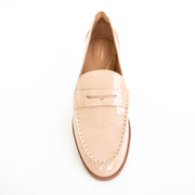 Hush Puppies Lucia Nude Patent Loafers top. Size 10 womens shoes