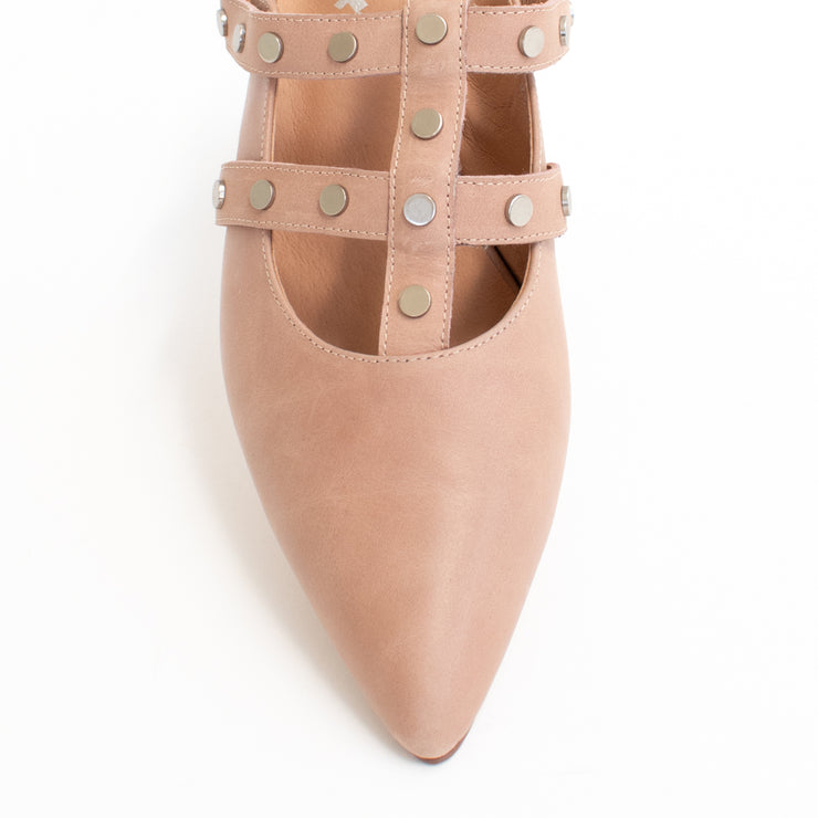 Minx Macy Nude Shoes top. Size 42 womens shoes