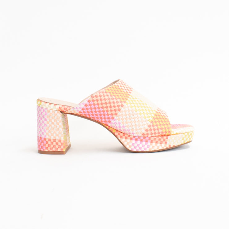 Dansi Madrid Citrus Weave Sandals side. Size 42 womens shoes