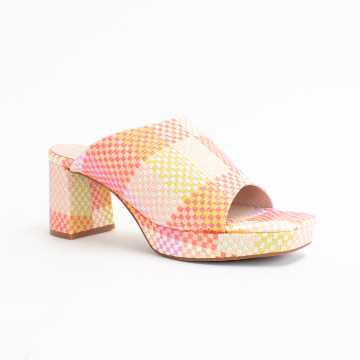 Dansi Madrid Citrus Weave Sandals front. Size 43 womens shoes