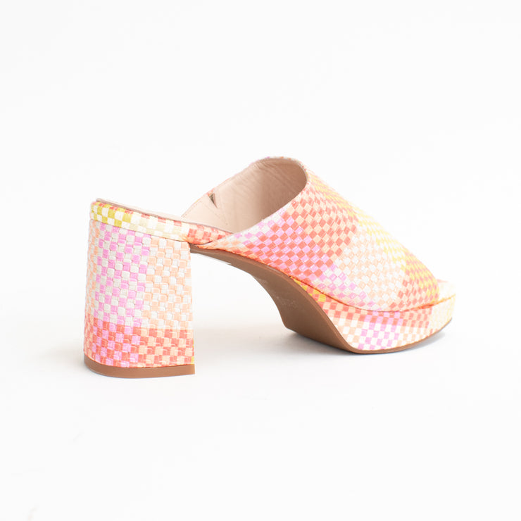 Dansi Madrid Citrus Weave Sandals back. Size 44 womens shoes