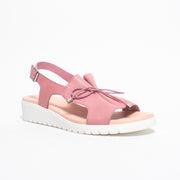 Django and Juliette Malika Pretty Pink Sandal front. Size 43 womens shoes