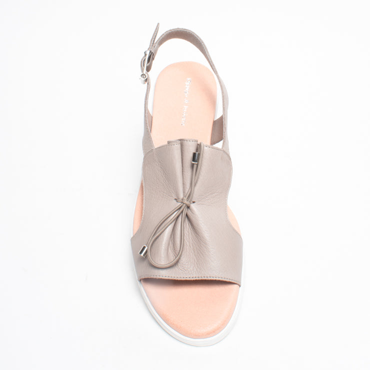 Django and Juliette Malika Smoke White Sole Sandal top. Size 42 womens shoes