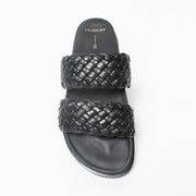Frankie4 Malone Black Sandal top. Size 10 womens shoes