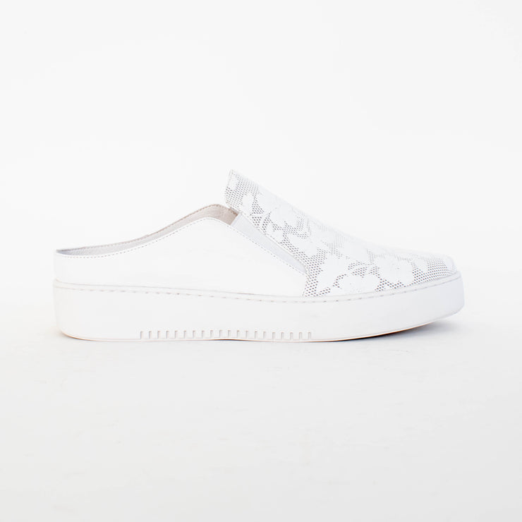 Minx Mara Floral Mesh White Shoes side. Size 42 womens shoes