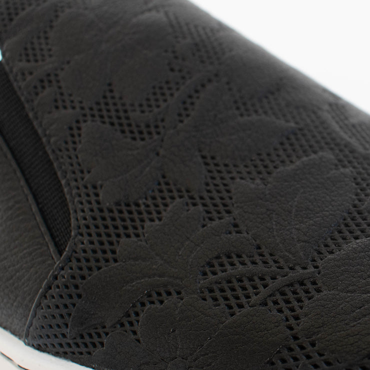 Minx Mara Floral Mesh Black Shoes detail. Size 42 womens shoes