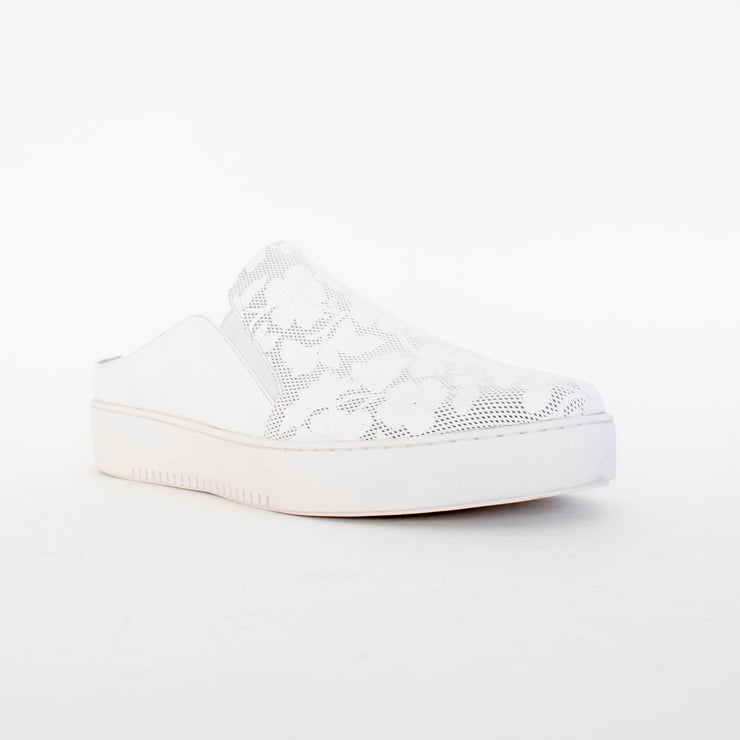 Minx Mara Floral Mesh White Shoes front. Size 43 womens shoes