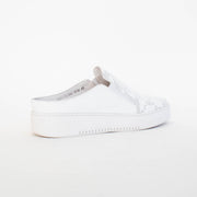 Minx Mara Floral Mesh White Shoes back. Size 44 womens shoes